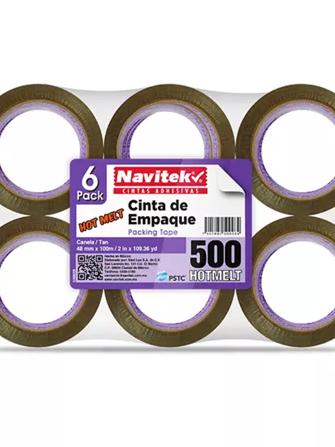 Cinta de empaque uso 500 Navitek canela 1