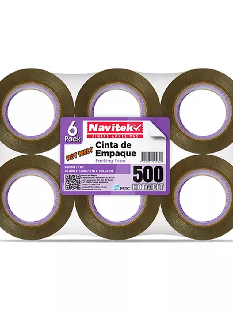 Cinta de empaque uso 500 Navitek canela 1