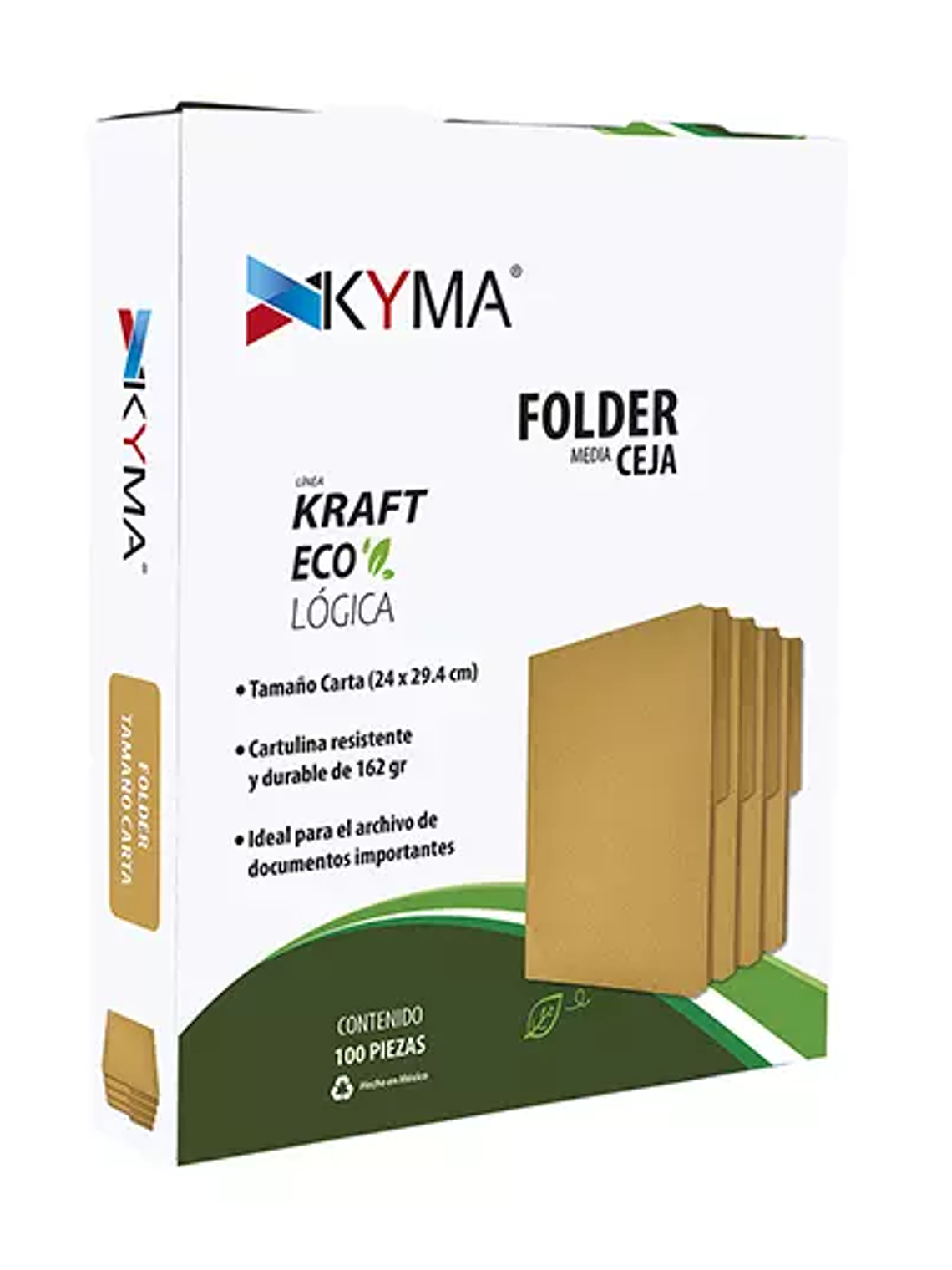 Folder KYMA Tamaño Carta Kraft Cajilla c 1