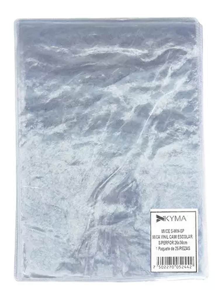 Mica Vinil Escolar KYMA transparente 26x 1
