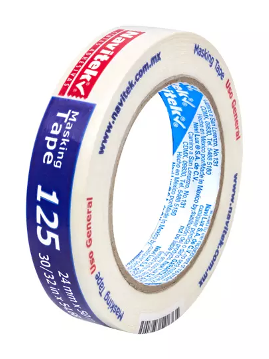 Masking tape uso 125 Navitek color natur 1