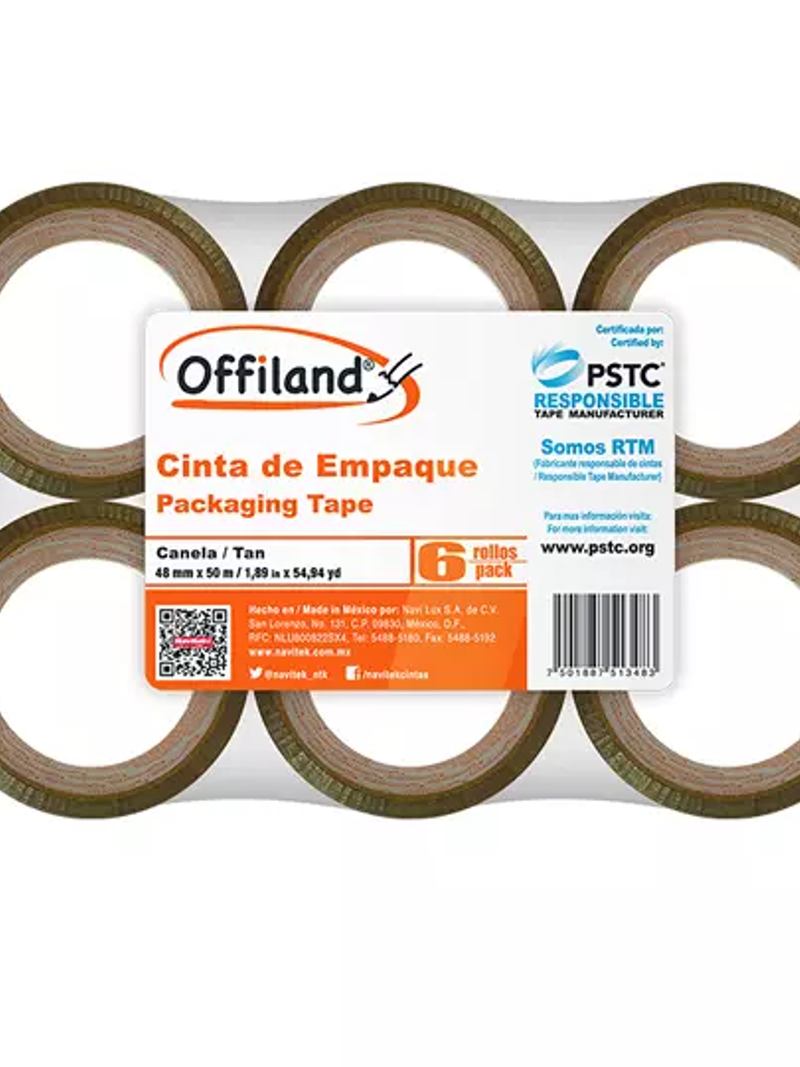 Cinta  de empaque uso 040 Offiland canel 1