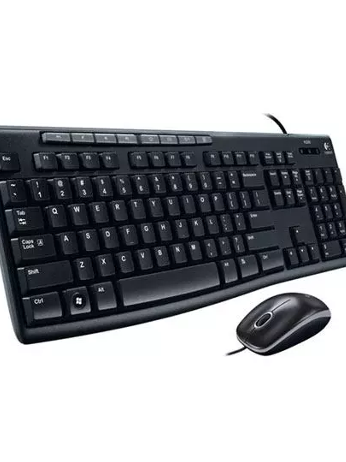 Kit Teclado y Mouse Logitech MK200 Alámb 1