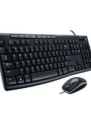 Kit Teclado y Mouse Logitech MK200 Alámb