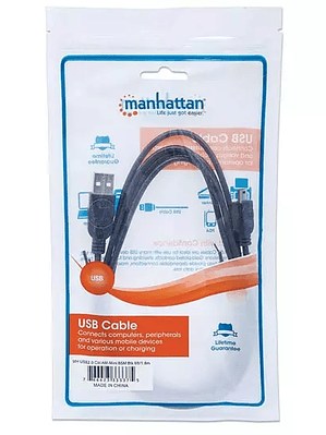 Cable Manhattan USB a-mini b v2.0 1.8