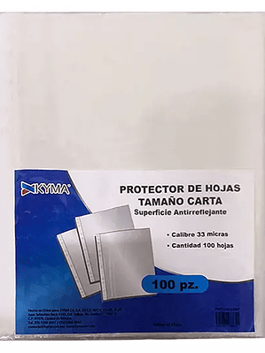 Protector de Hojas KYMA 33 Micrones Tama
