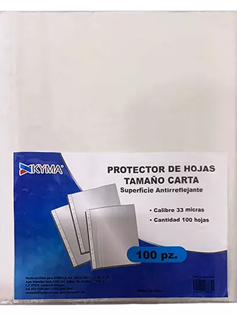 Protector de Hojas KYMA 33 Micrones Tama 1