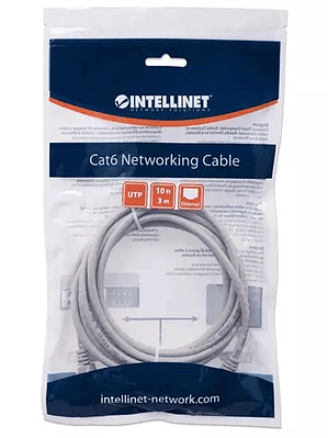 Cable patch Intellinet 3 m (10 ft) CAT 6