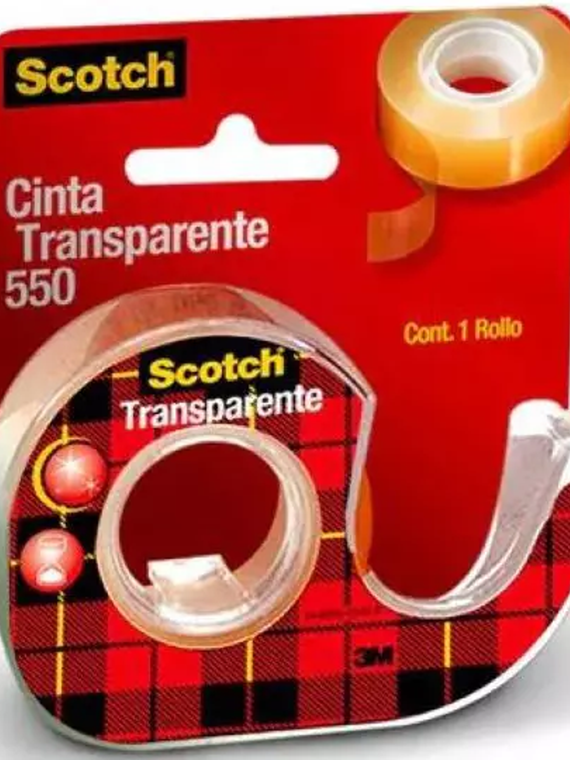 Cinta 550 transparente Scotch 3M 12x30 1 1