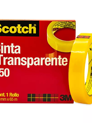 Cinta transparente Scotch mod 550 3M 19x