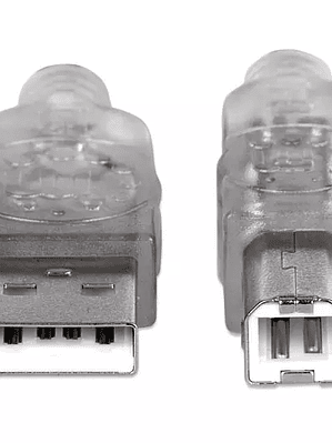 Cable Manhattan USB a-b v2.0 3.0m pla