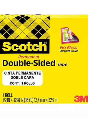 Cinta doble cara Mod. 665 Scotch 3M 12.7