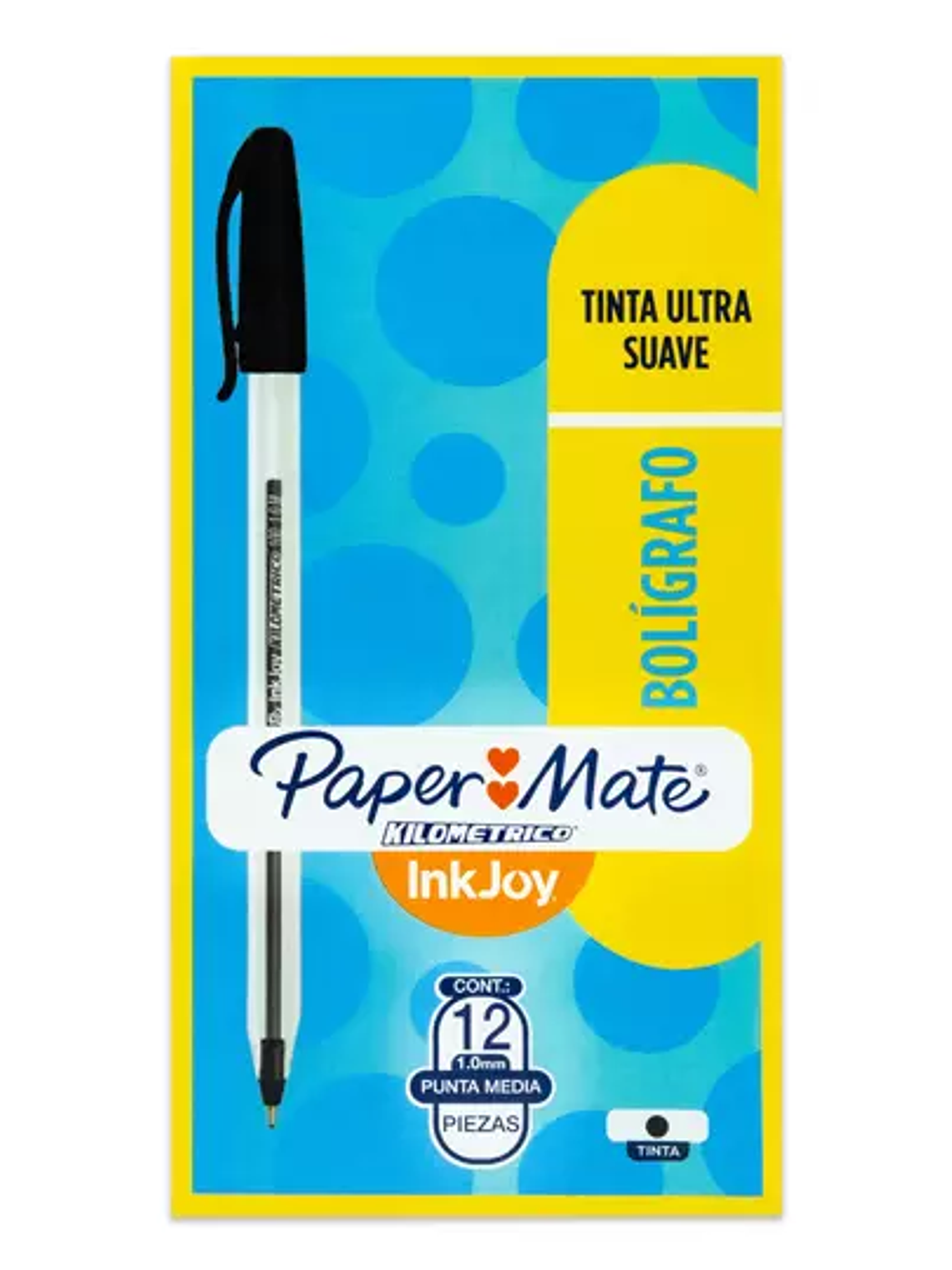 Boligrafo ST kilometrico negro punto med 1