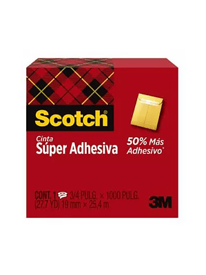 SCOTCH CINTA SUPER ADHESIVA DISPENSER 19