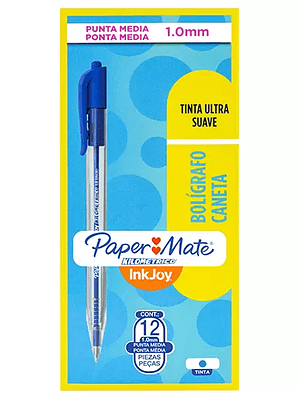 Boligrafo RT kilometrico azul punto medi