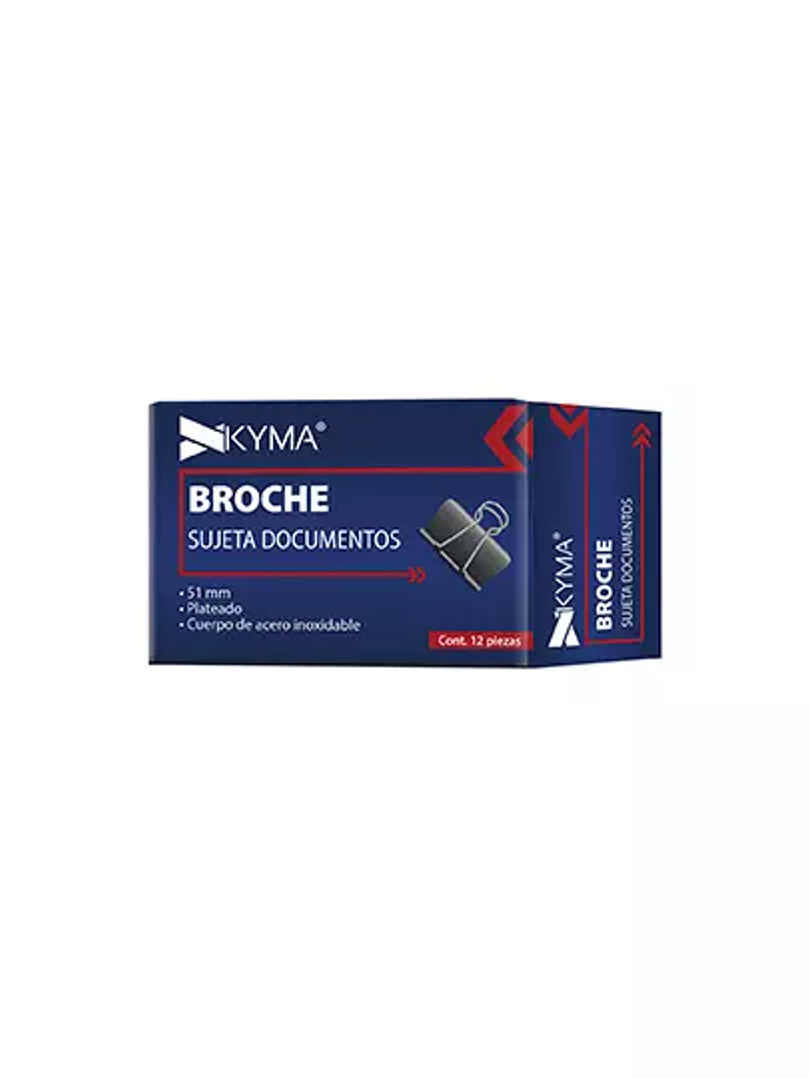 Sujeta documentos kyma binder 51mm c/12 1