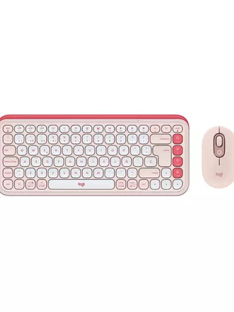 Kit Teclado y Mouse Logitech POP Icon In 1