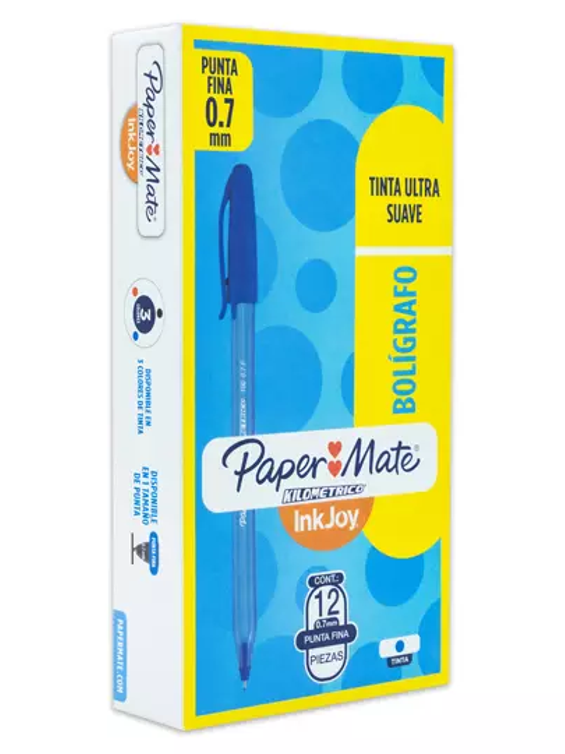 Boligrafo ST kilometrico azul punto fino 1