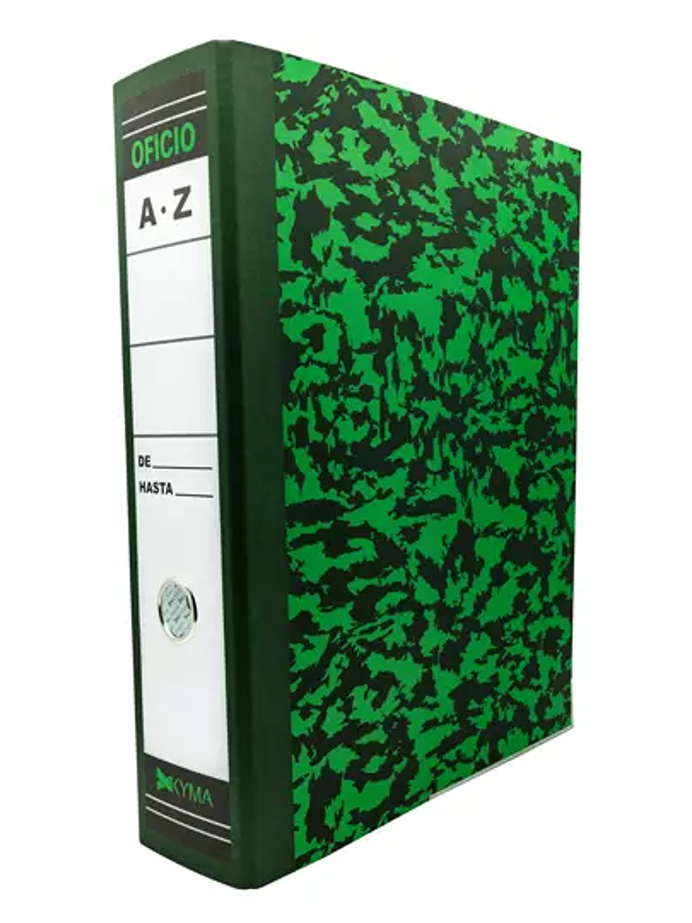 Registrador Verde Jaspeado KYMA Tamaño O 1