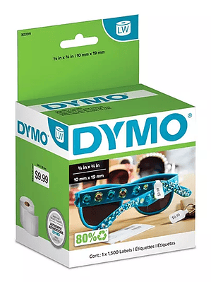 LM-Etiqueta  Dymon negro sobre blanca ro