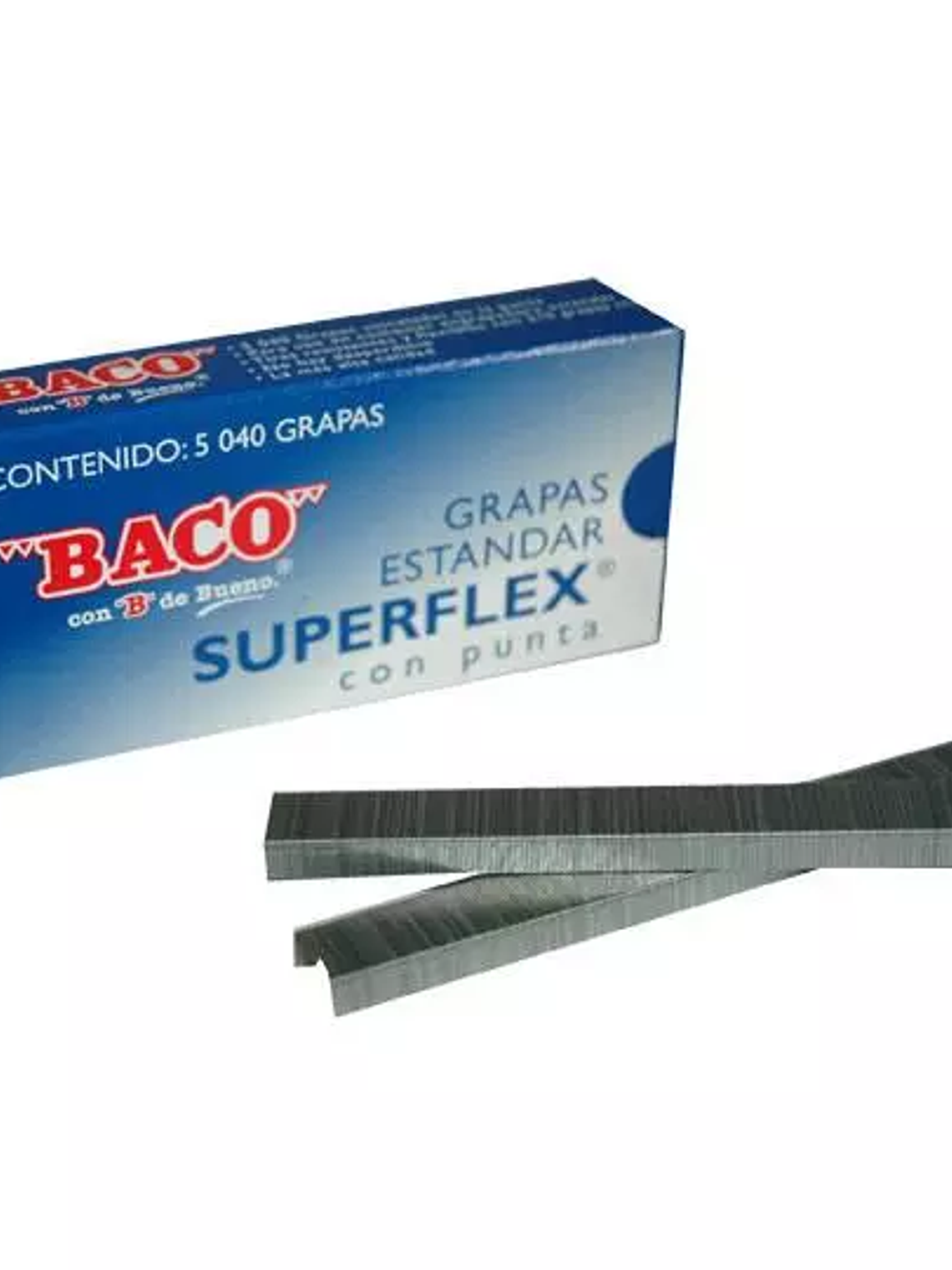 Grapas estándar Baco superflex, 1 caja c 1