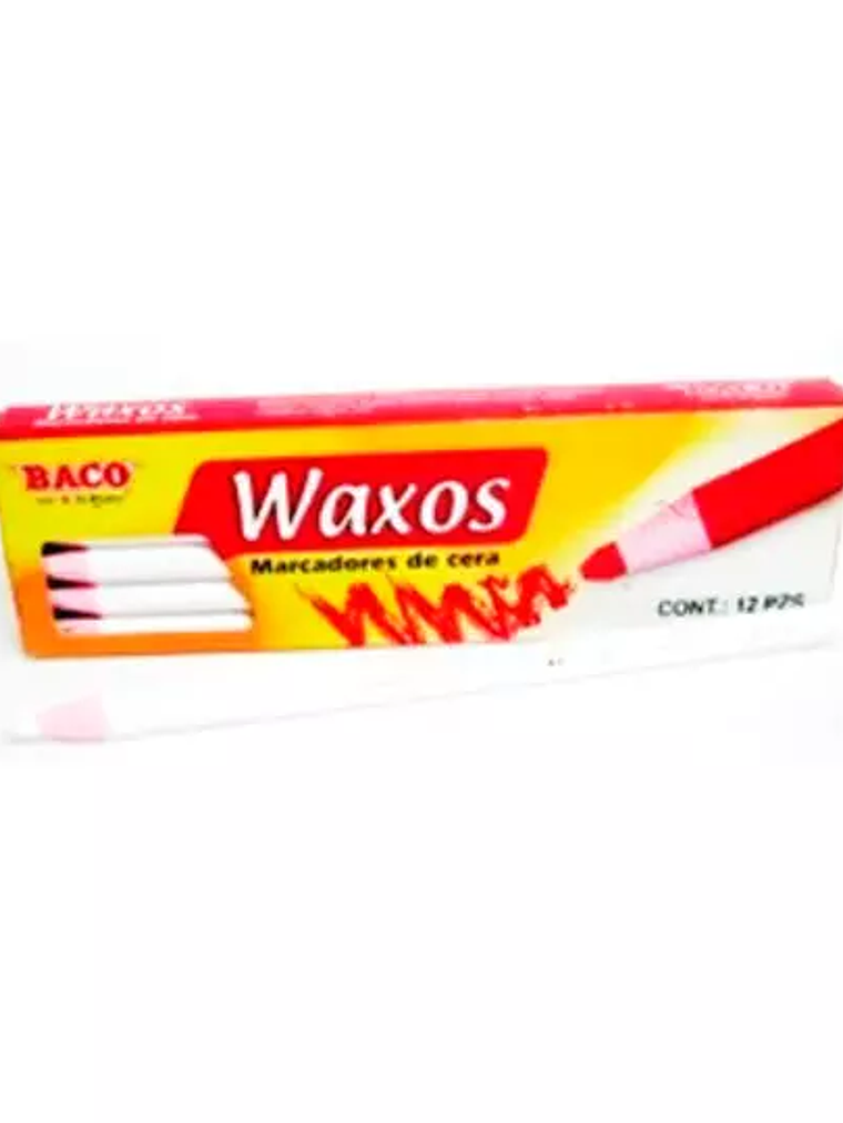 Marcador de cera waxos Baco, suave, blan 1