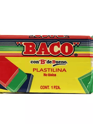 Marqueta de plastilina Baco, color amari