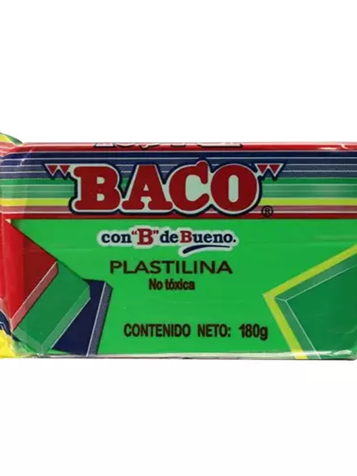 Marqueta de plastilina Baco, color verde 1