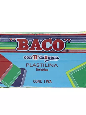 Marqueta de plastilina Baco, color azul