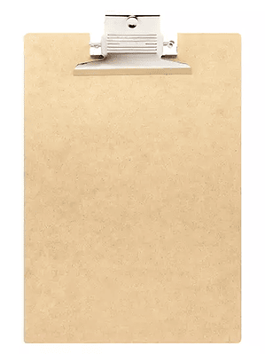 Tabla fibracel carta Baco con broche met