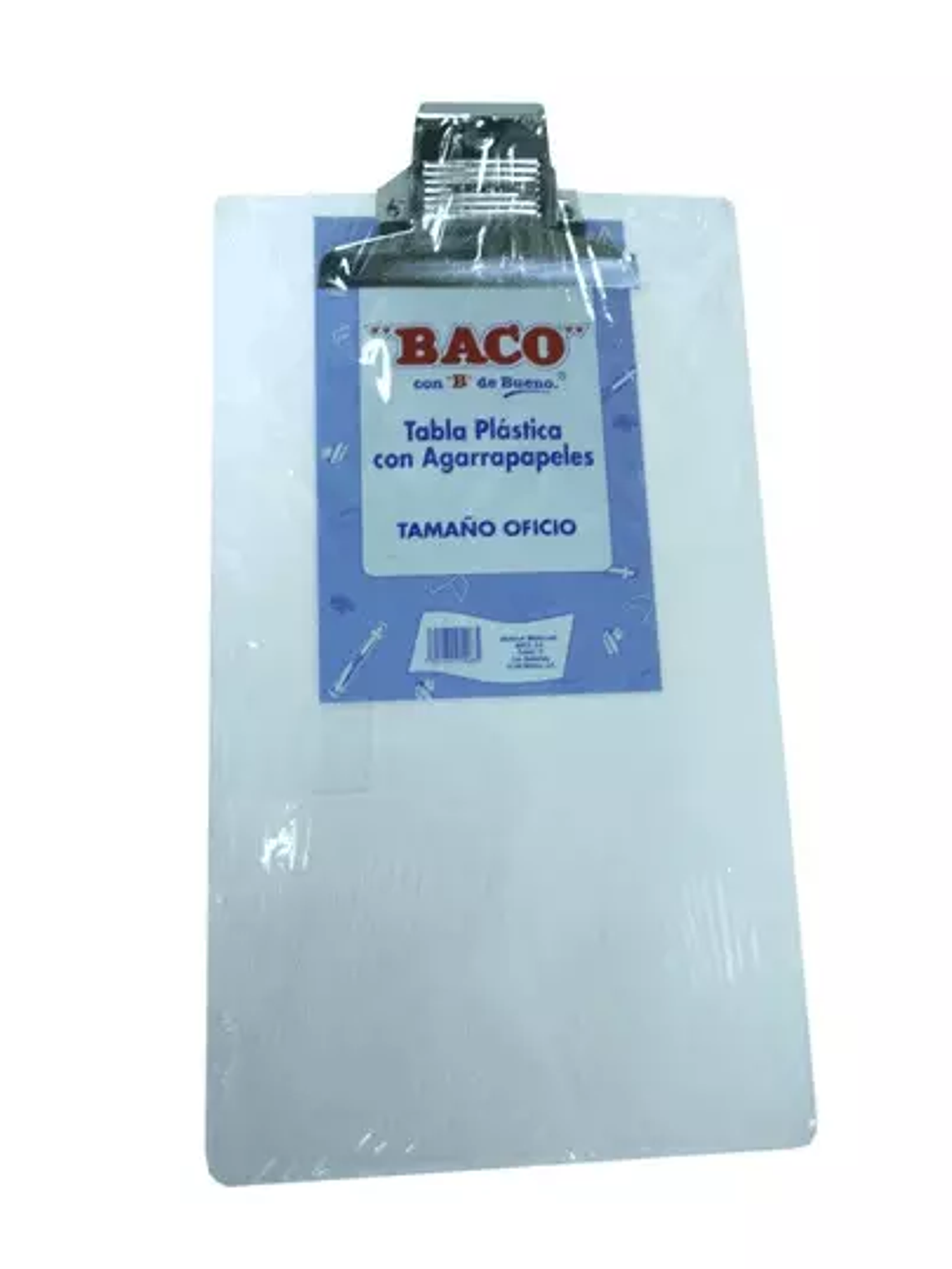 Tabla de plástico transparente oficio Ba 1