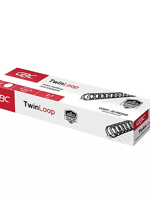 ARILLO METALICO TWIN LOOP COLOR NEGRO DE