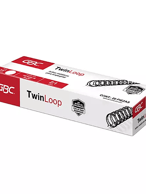 ARILLO METALICO TWIN LOOP COLOR NEGRO DE