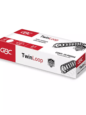 ARILLO METALICO TWIN LOOP COLOR NEGRO DE