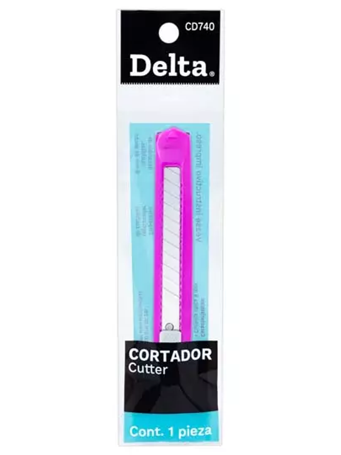 Cutter plástico 9 mm Barrilito material 1