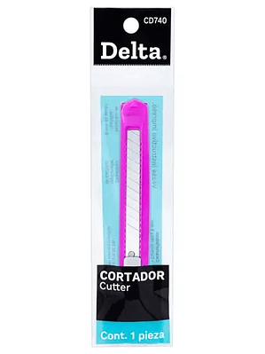 Cutter plástico 9 mm Barrilito material