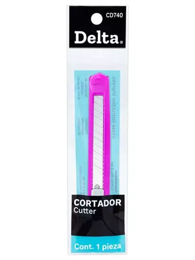 Cutter plástico 9 mm Barrilito material 1