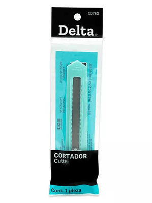 Cutter plastico 18 mm DELTA material pla