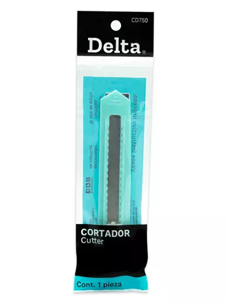 Cutter plastico 18 mm DELTA material pla 1