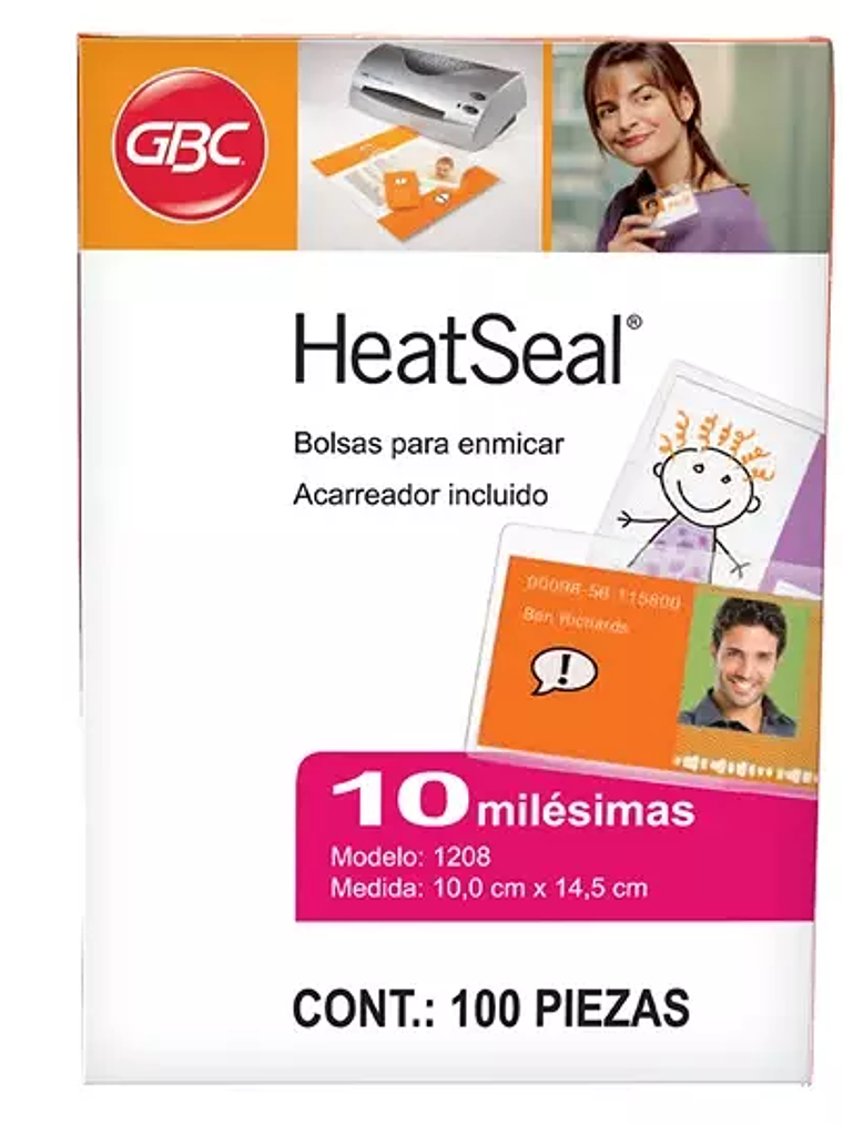 Mica térmica 1208 GBC tamaño 10x14.5cm f 1