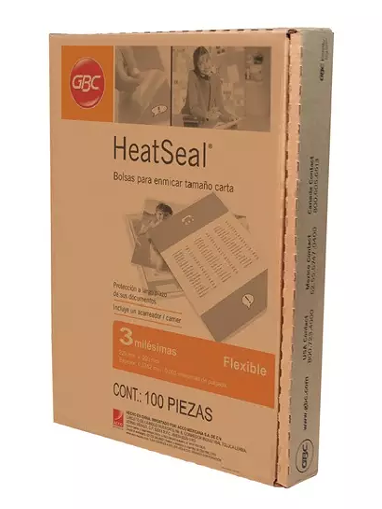 Mica térmica GBC tamaño carta flexible f 1