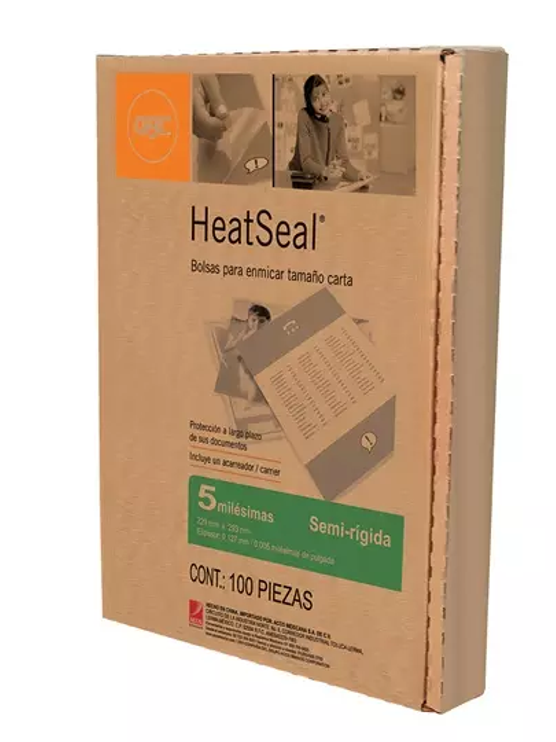 Mica térmica GBC tamaño carta semi-rígid 1