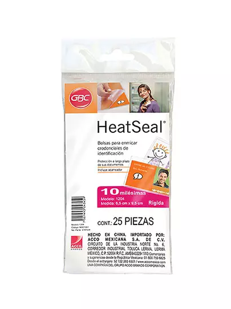 Mica térmica GBC tamaño 6.5 x 9.5cm  for 1