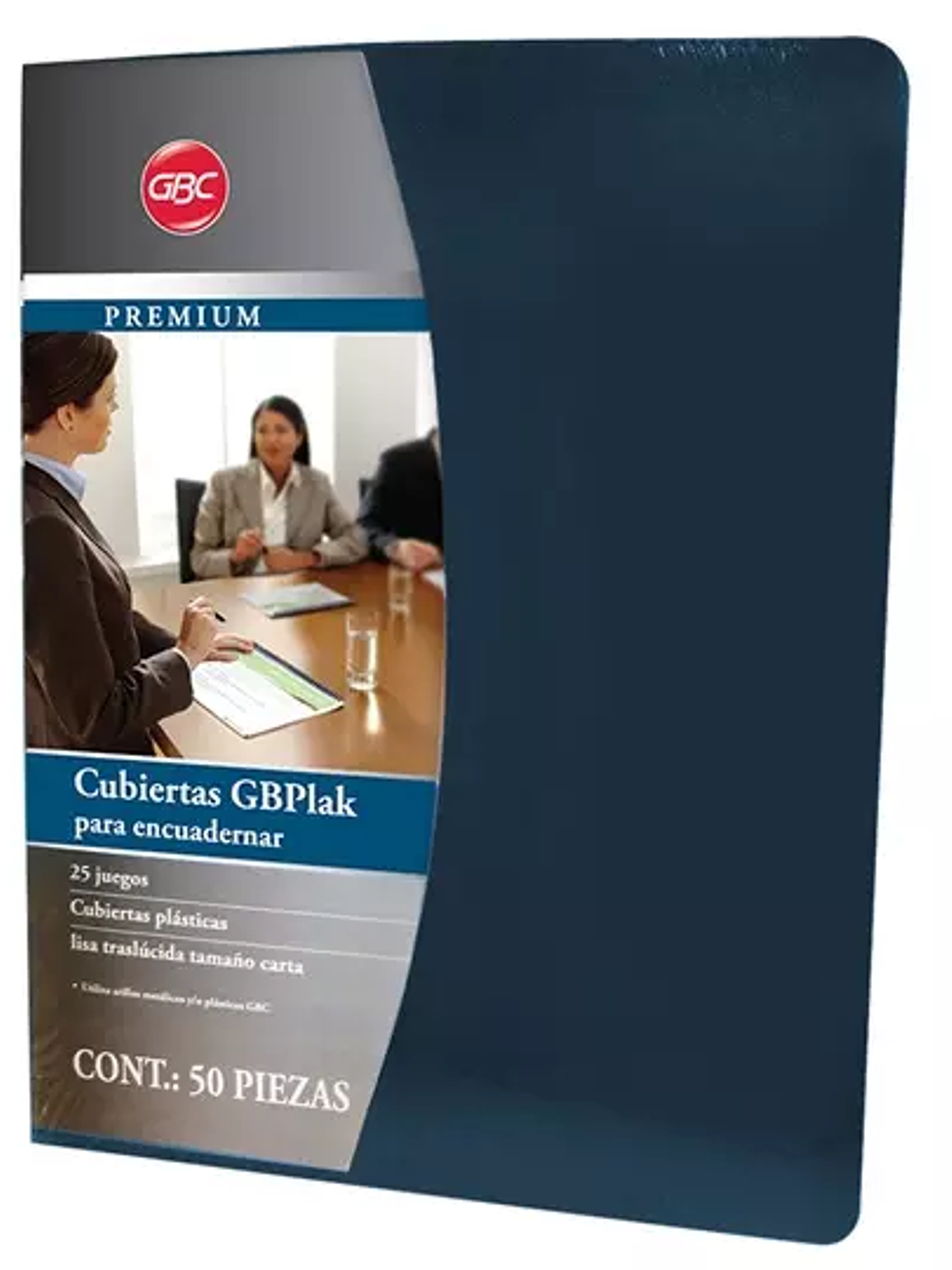 Cubierta plástica tamaño carta GBPlak pr 1