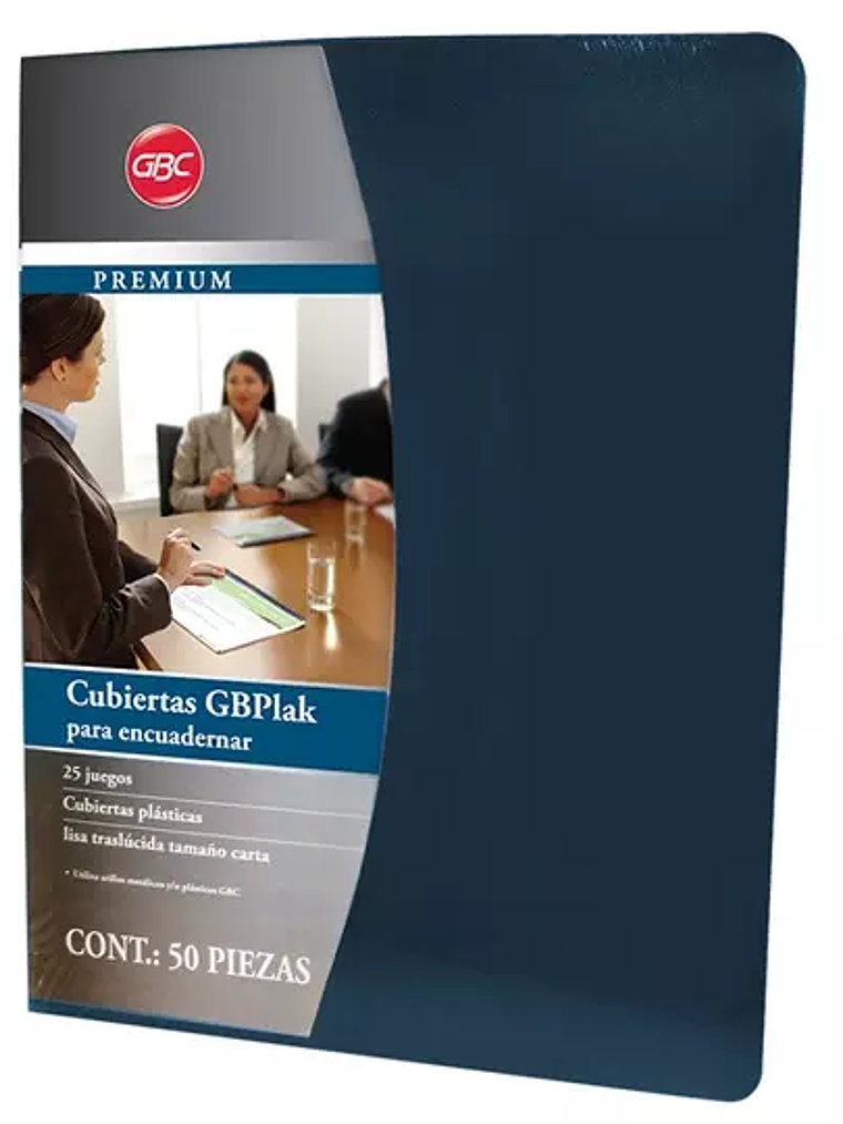Cubierta plástica tamaño carta GBPlak pr 1