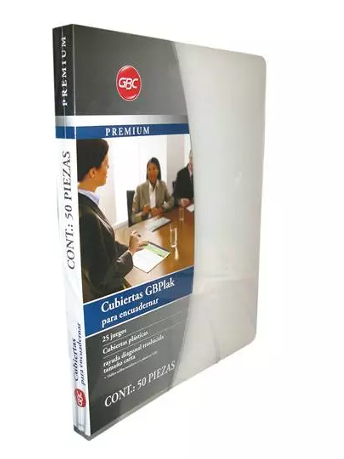 Cubierta plástica tamaño carta GBPlak pr 1