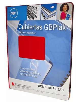 Cubierta plástica tamaño carta GBPlak li