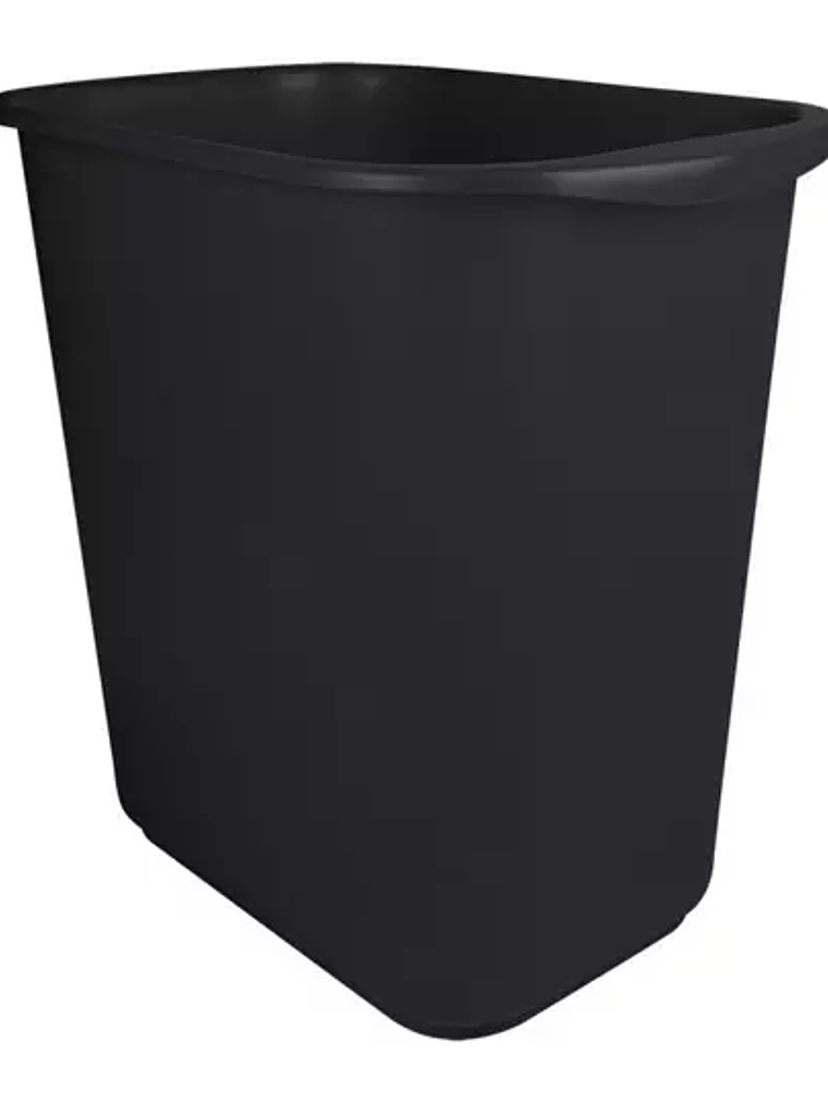 Cesto rectangular Sablon color negro 1