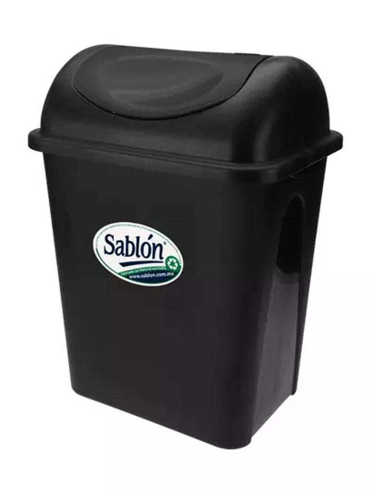 Cesto mediano balancin con tapa Sablon c 1