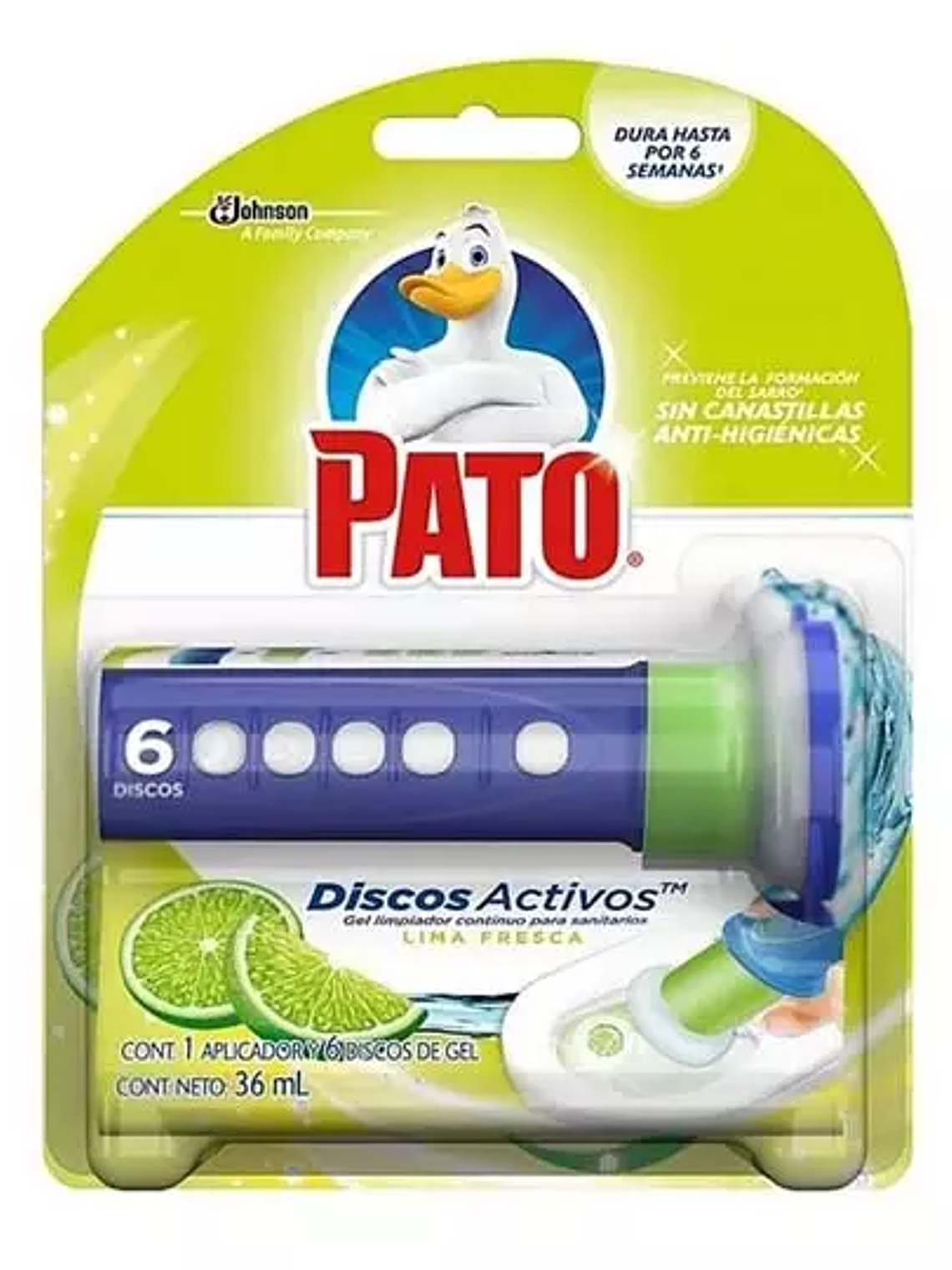 PATO DISCOS ACTIVOS BLISTER 1 DISP MAS 6 1